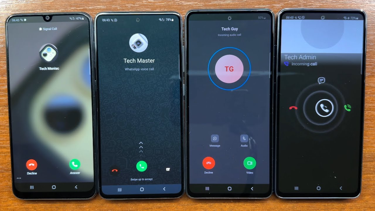 Samsung Galaxy A50 A51 A52 A53 Signal, WhatsApp, Skype, Viber Incoming Call (Android 11, 12, 13)