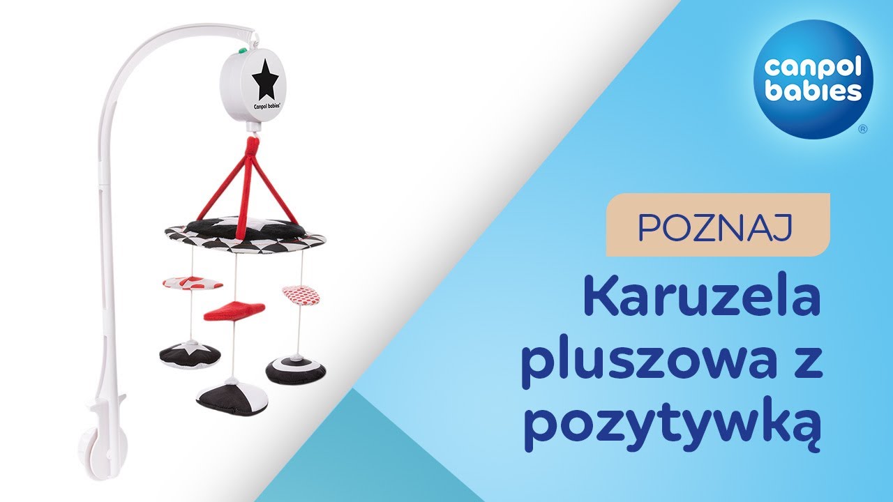 ZABAWKI SENSORYCZNE - karuzela pluszowa z pozytywką - Sensory Toys 💕