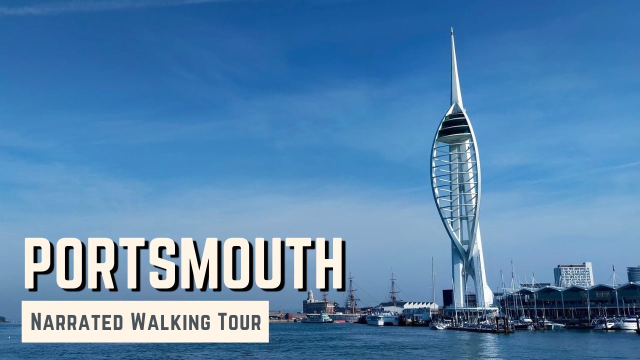 PORTSMOUTH | 4K Narrated Walking Tour | Let's Walk 2021
