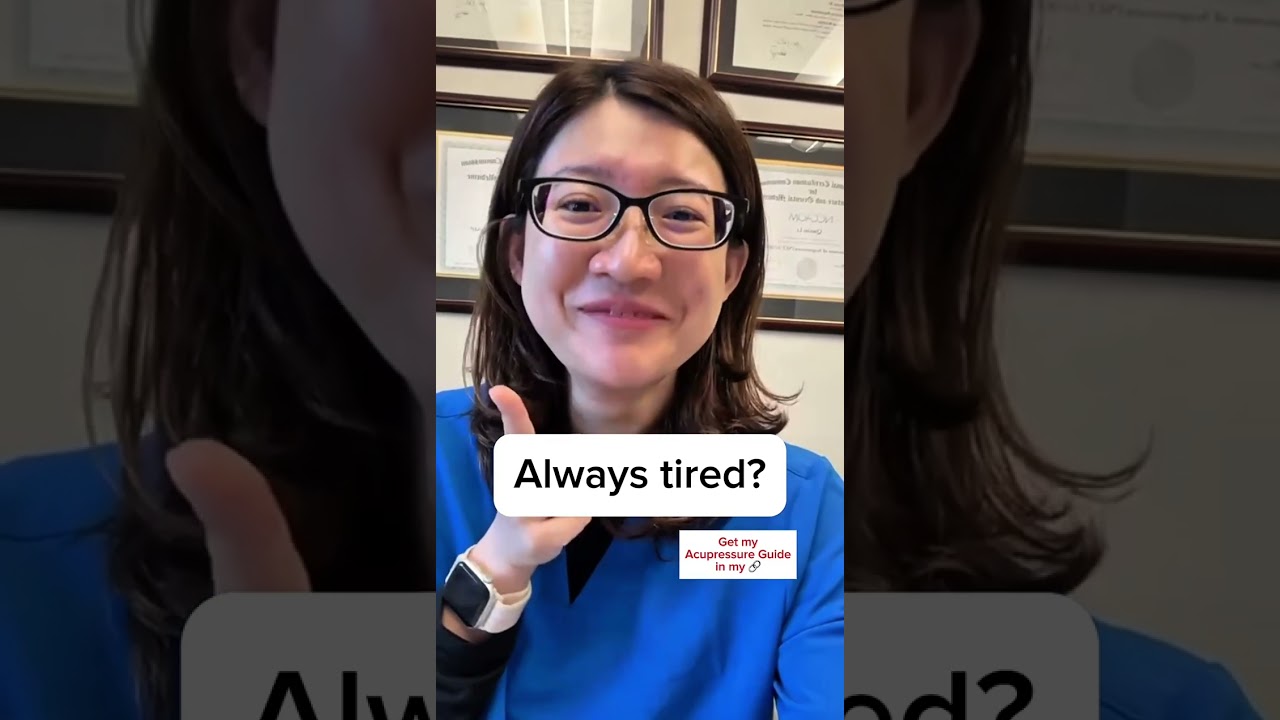 Stop feeling tired instantly with acupressure