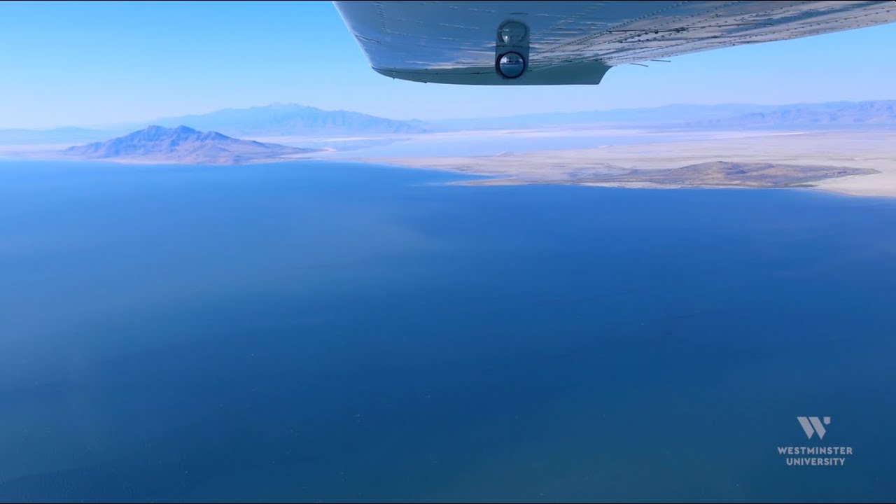 Great Salt Lake Flyover on September 5, 2023