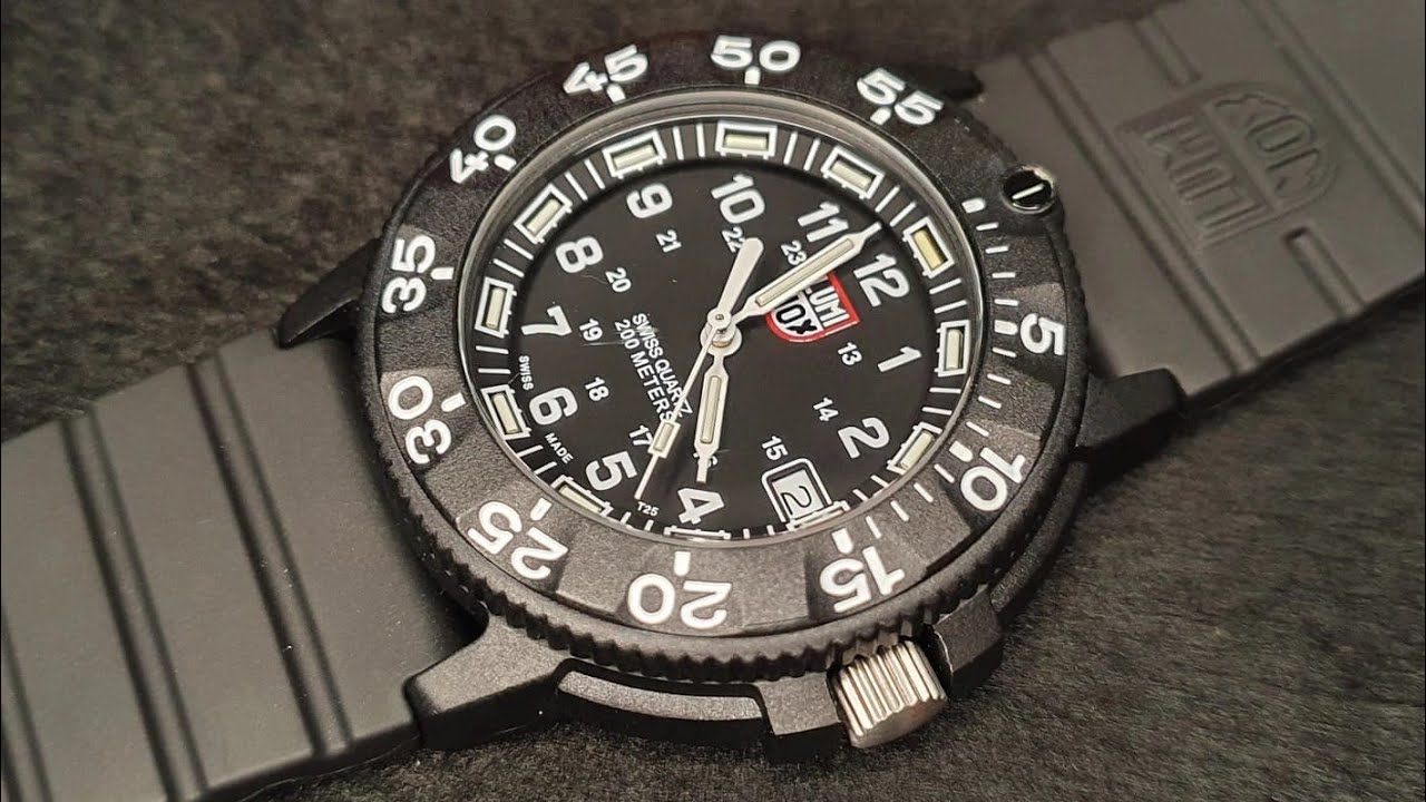 LUMINOX NAVY SEAL 3001 - 3000 SERIES - Black Face