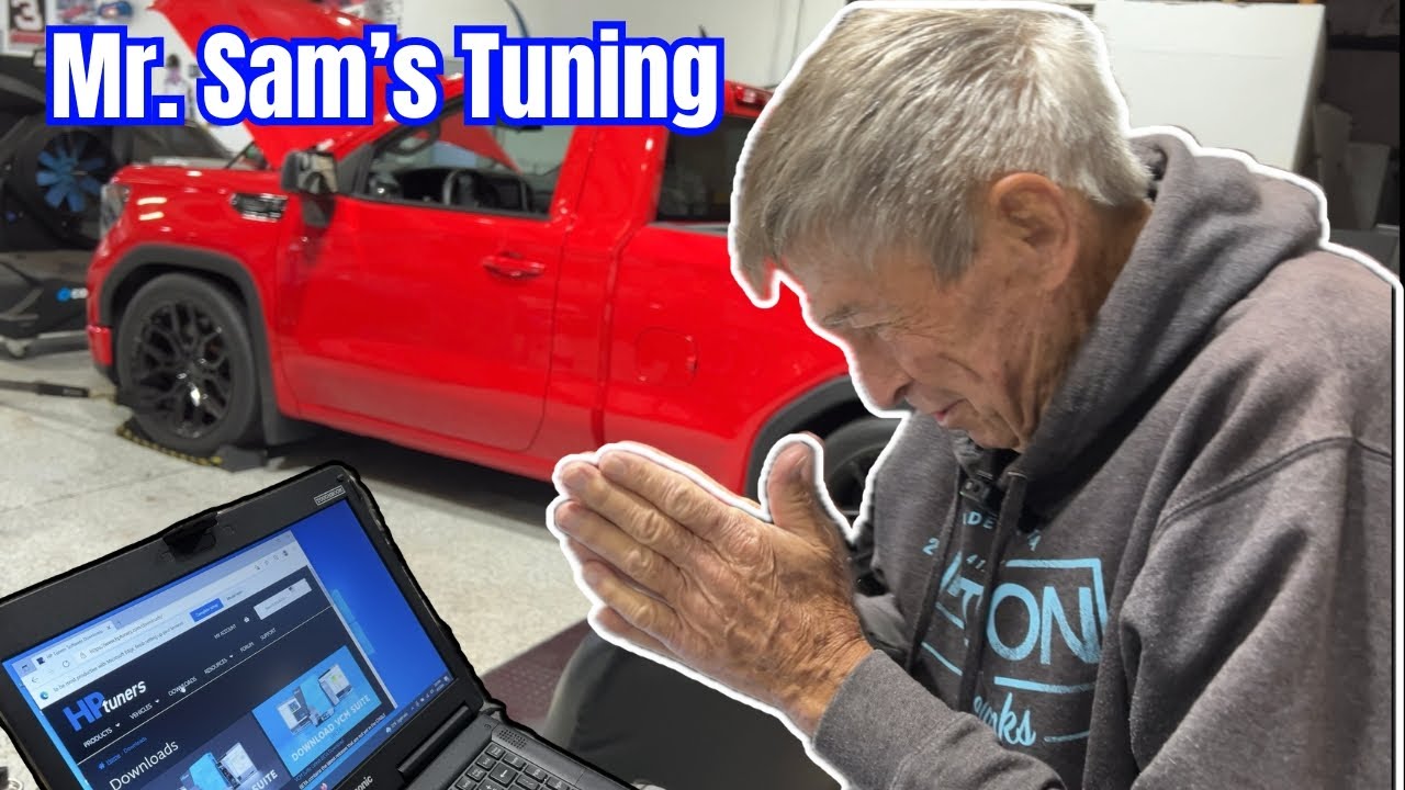 Teaching Mr. Sam how to tune using HPtuners!