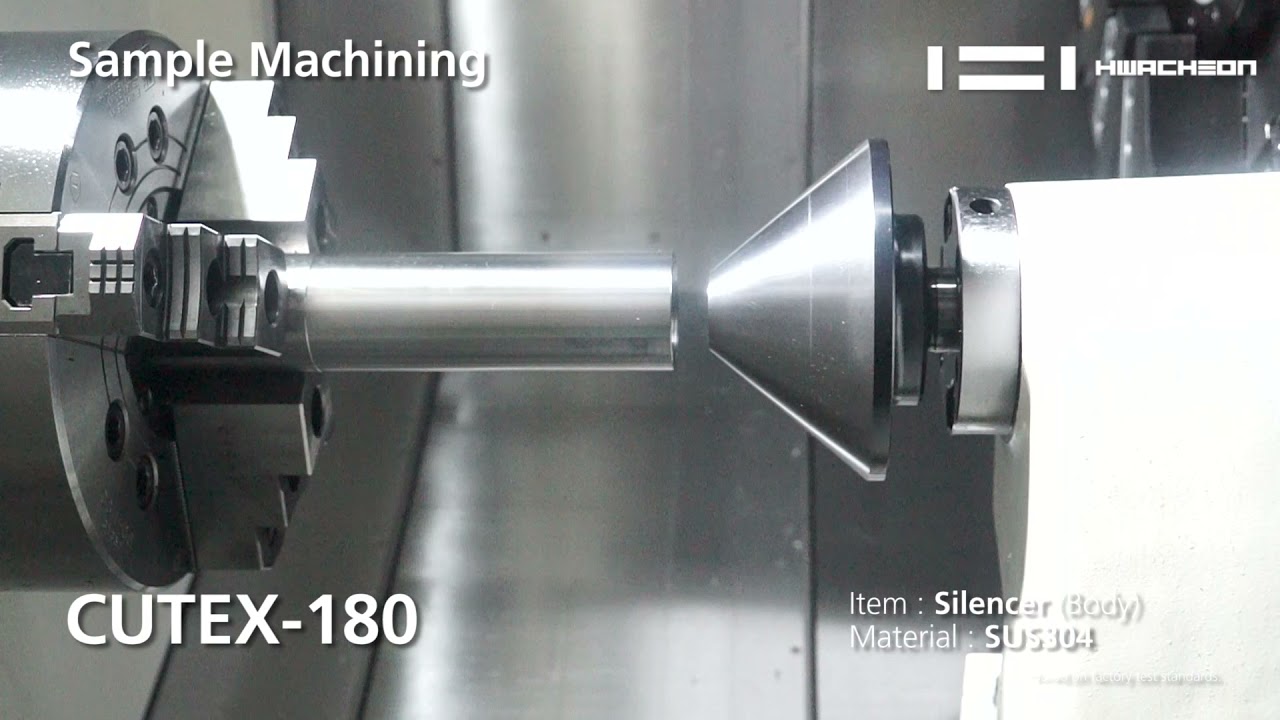 CUTEX-180 | Silencer | CNC Lathe | Horizontal Turning Center | Hwacheon Asia