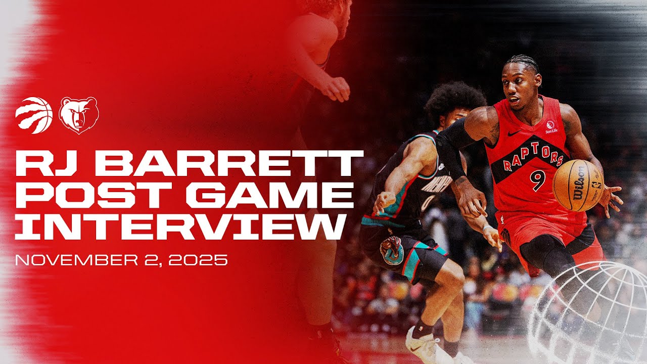 RJ Barrett | Post Game vs Grizzlies | November 2, 2025