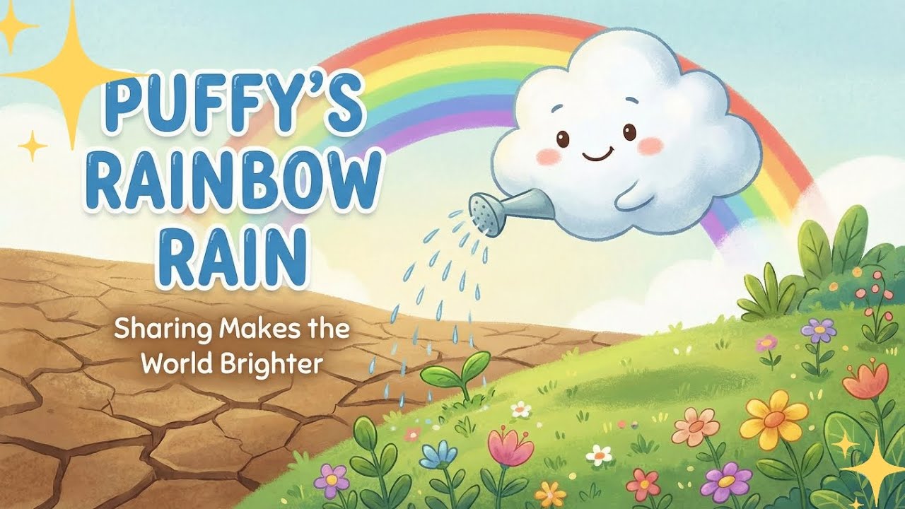 The Cloud Who Learned to Share 🌤☁️ | MORAL STORY BY @CloudTailsTales  | ANIMATIONAL STORYTELLING 🦋🪷