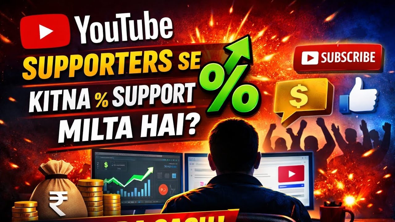 YouTube Supporters se Kitna % Support Milta Hai? | Aaj Pura Sach | Night Live Discussion