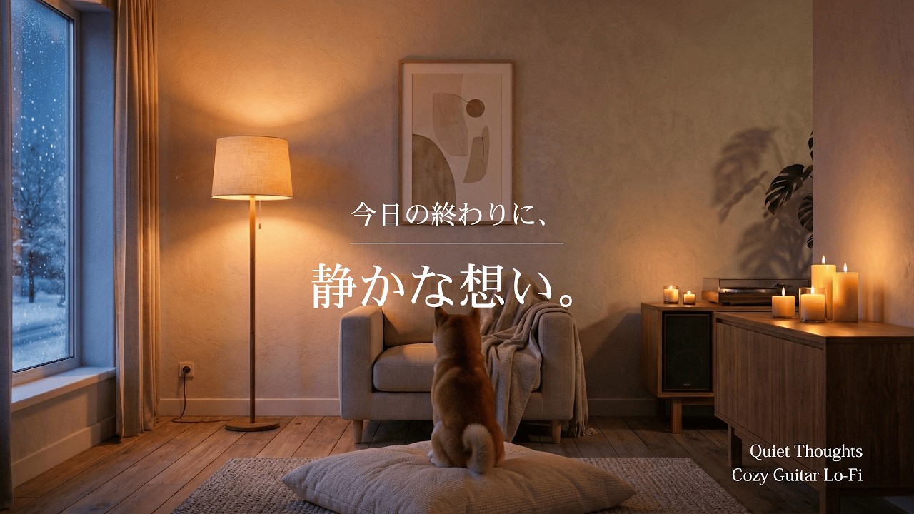 【夜のリラックスBGM】今日の終わりに、静かな想い。｜Calm Thoughts Guitar Lofi