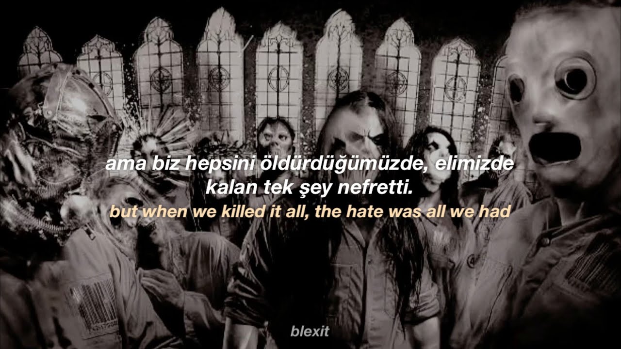 Slipknot - Psychosocial (Türkçe çeviri) | blexit