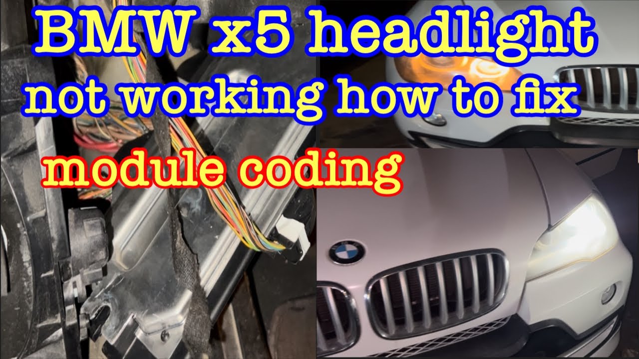 BMW x5 headlight not working how to fix مسئلہ حل ہو گیا ہے 