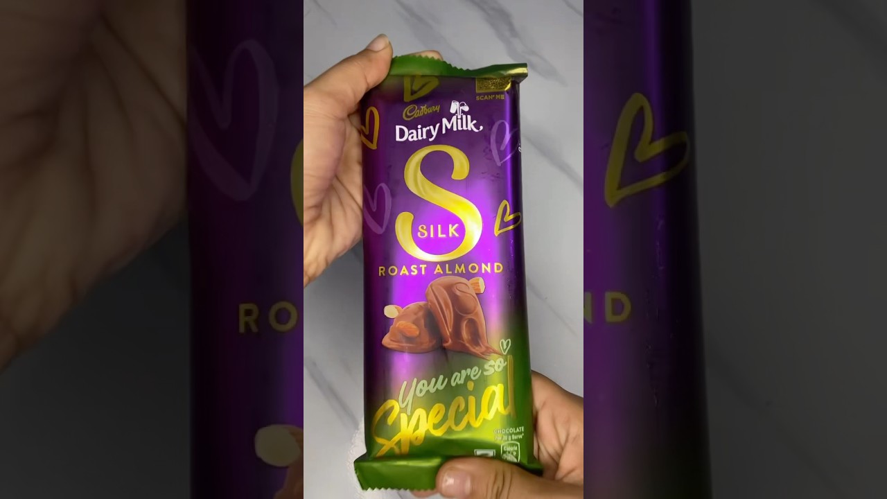 Cadbury Dairy Milk Silk Roast Almond🍫😋🤤New Flavour🫶🏼#asmr #shorts
