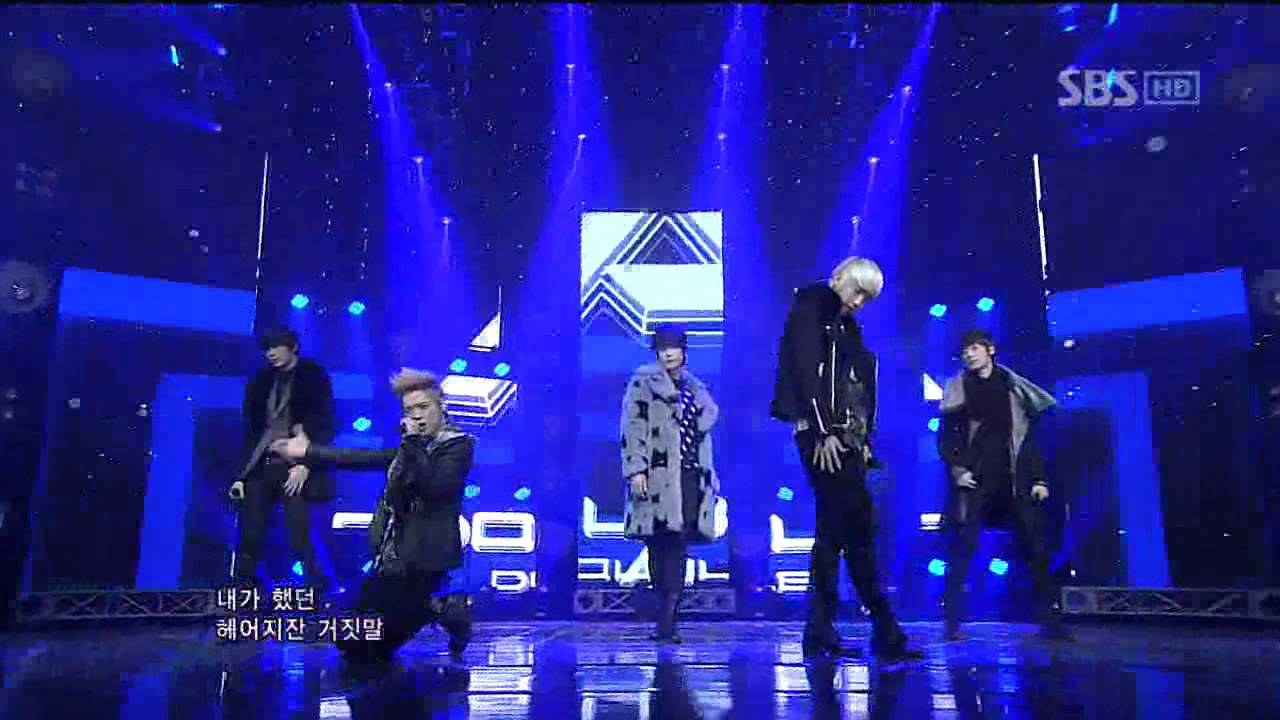 AA - So crazy (더블에이-미쳐서 그래) @SBS Inkigayo 인기가요 20120108