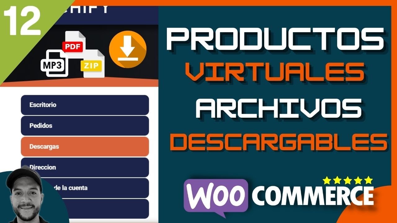Productos Descargables y Virtuales WooCommerce| Vende Archivos | Curso TIENDA VIRTUAL 2023 Video #12