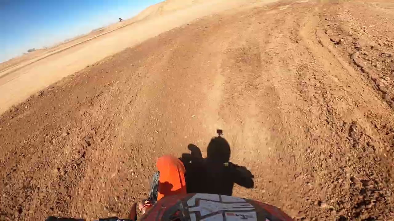 Fast Lap on the KTM 85 Around Motoland Helmet Angle