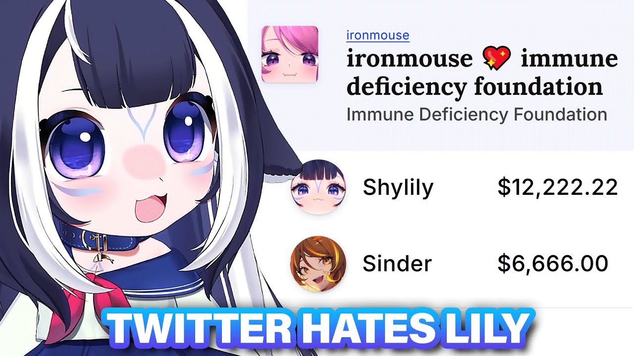 Shylily is getting hate for donating €10,000 to Ironmouse's charity