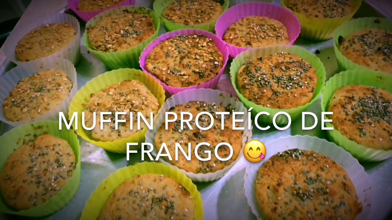 Muffin Prote&iacute;co de Frango
