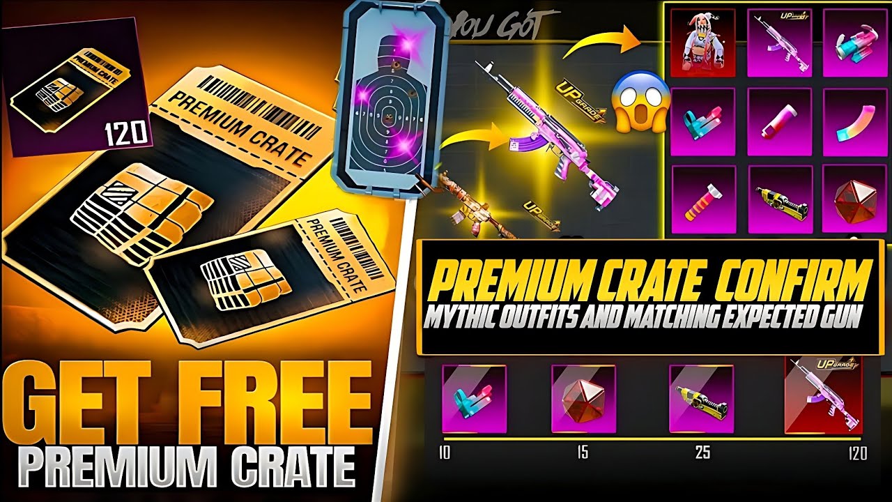 New Premium Crate Is Here | Free Upgraded Old Rare Gun And 4.3 Update Guns Changes | PUBGM