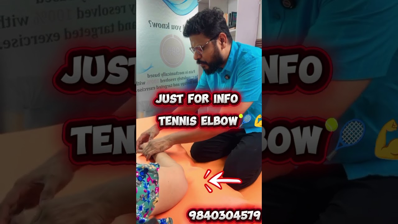 She has tennis elbow 🎾🎾 9840304579