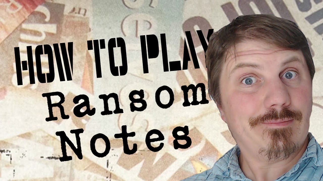 How to play Ransom Notes: Party Games