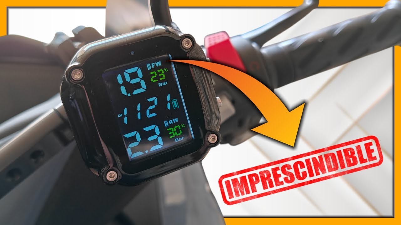 Descubre el Monitor de presión de neumáticos de motocicleta | TPMS