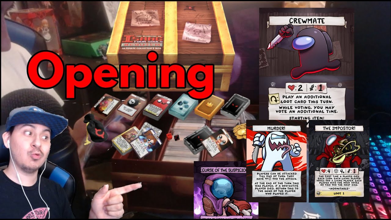 the binding of isaac four souls requiem - the ultimate collection (opening)