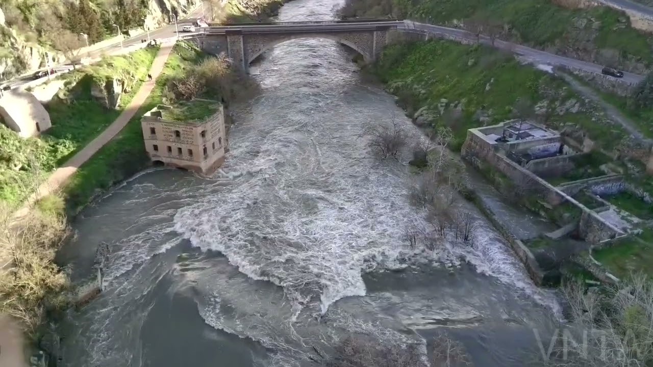 CRECIDA 2025 RIO TAJO (TOLEDO -ESPAÑA)