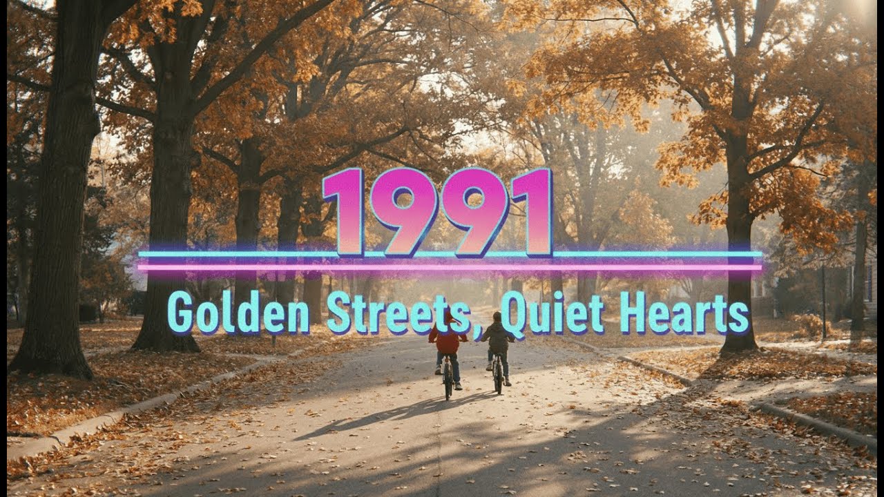 Back to 1991 – Golden Streets, Quiet Hearts | Retrowave • Synthwave • Cinematic VHS