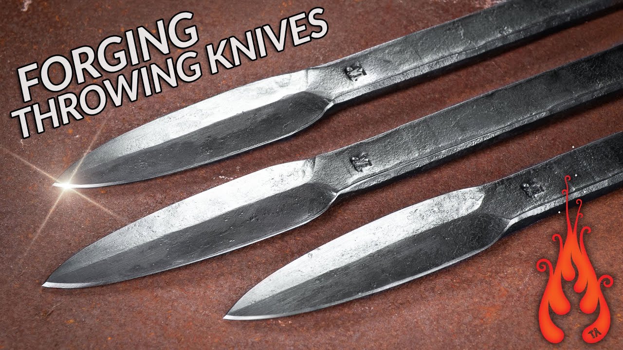 Blacksmithing - Forging throwing knives