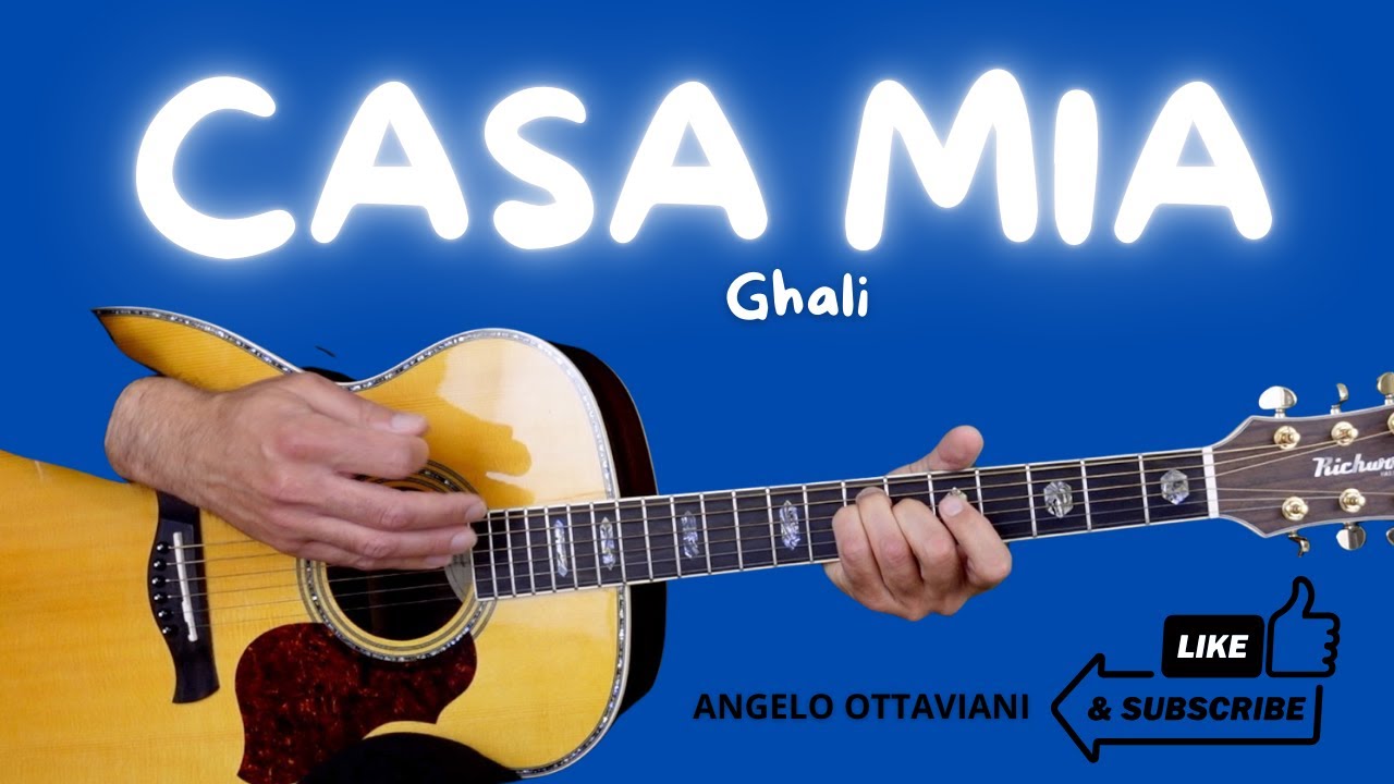 Ghali - CASA MIA - Sanremo 2024 - Testo e Accordi - Chitarra - Easy