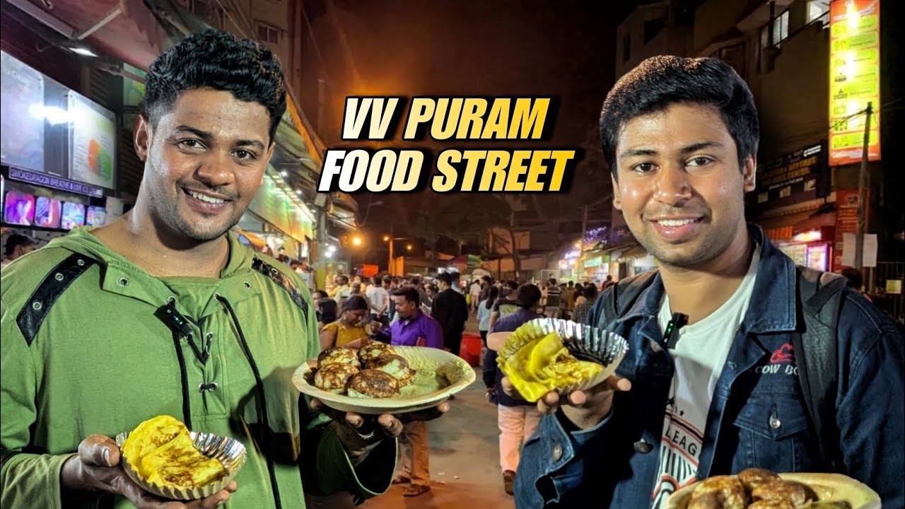 Bangalore VV Puram food Street trying almost everything 100% coverage of VV Puram food Street