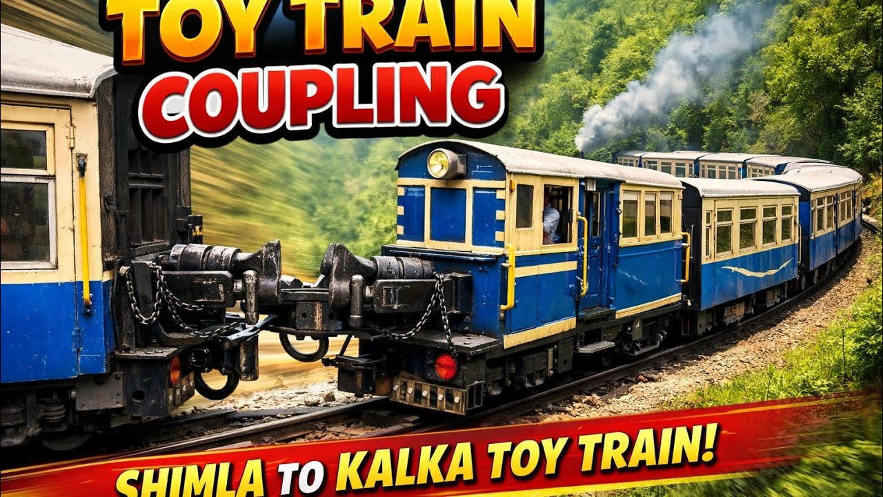 Toy Train Coupling | Shimla To Kalka Toy Train 🚂🚃
