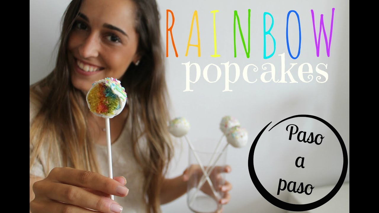 RECETA ORIGINAL | Rainbow Popcakes paso a paso