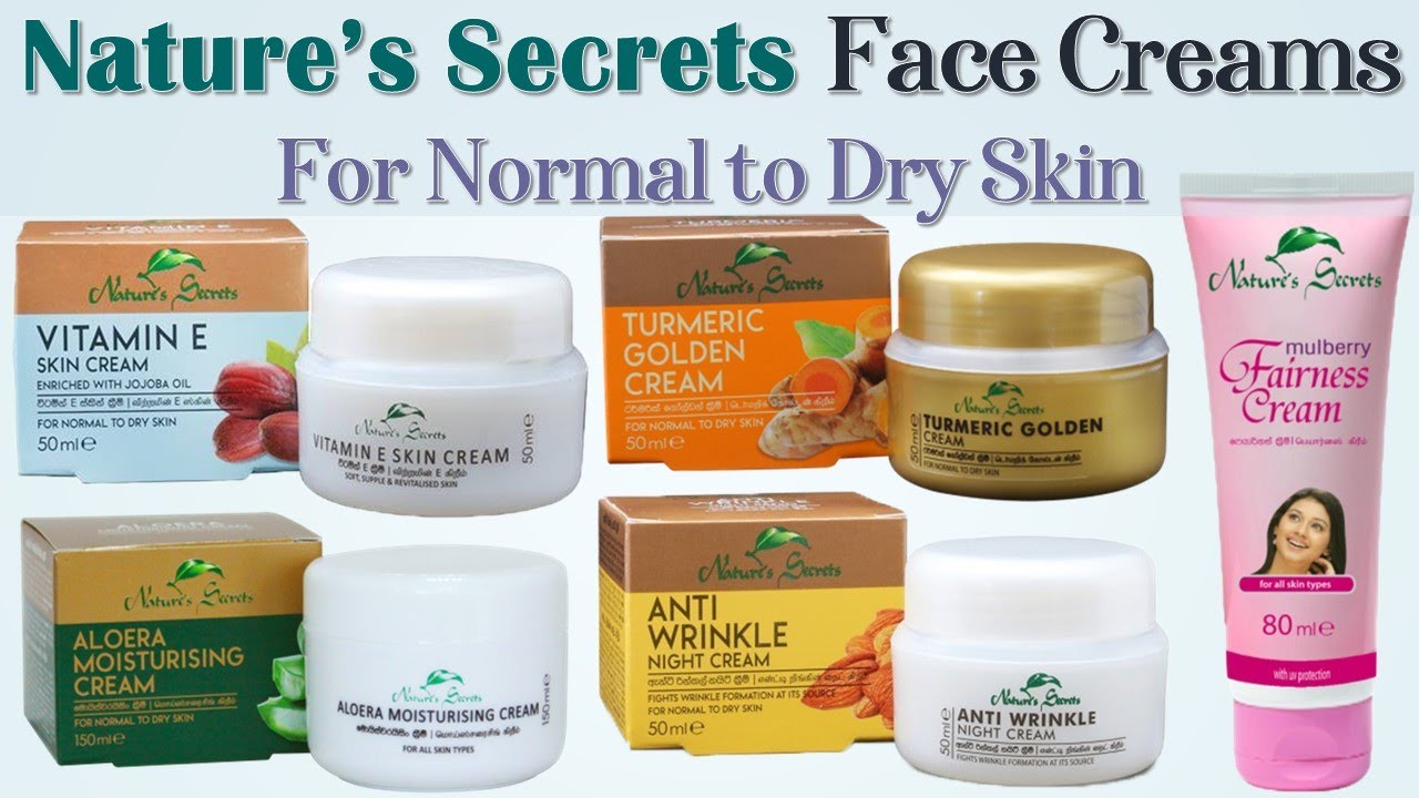 Nature’s Secrets Face Creams  For Normal to Dry Skin In Sri Lanka With Price 2021| Glamler