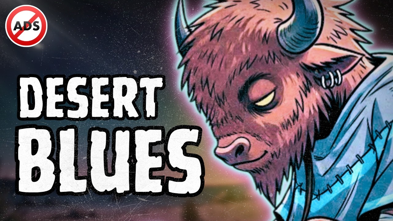 NO ADS: Desert Blues 🌵 Psychedelic Guitar for Deep Focus Study