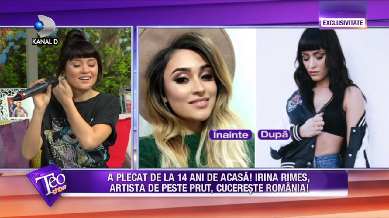 Teo Show (22.03.2017) - Irina Rimes a plecat de acasa la 14 ani! Povestea ei de viata e incredibila