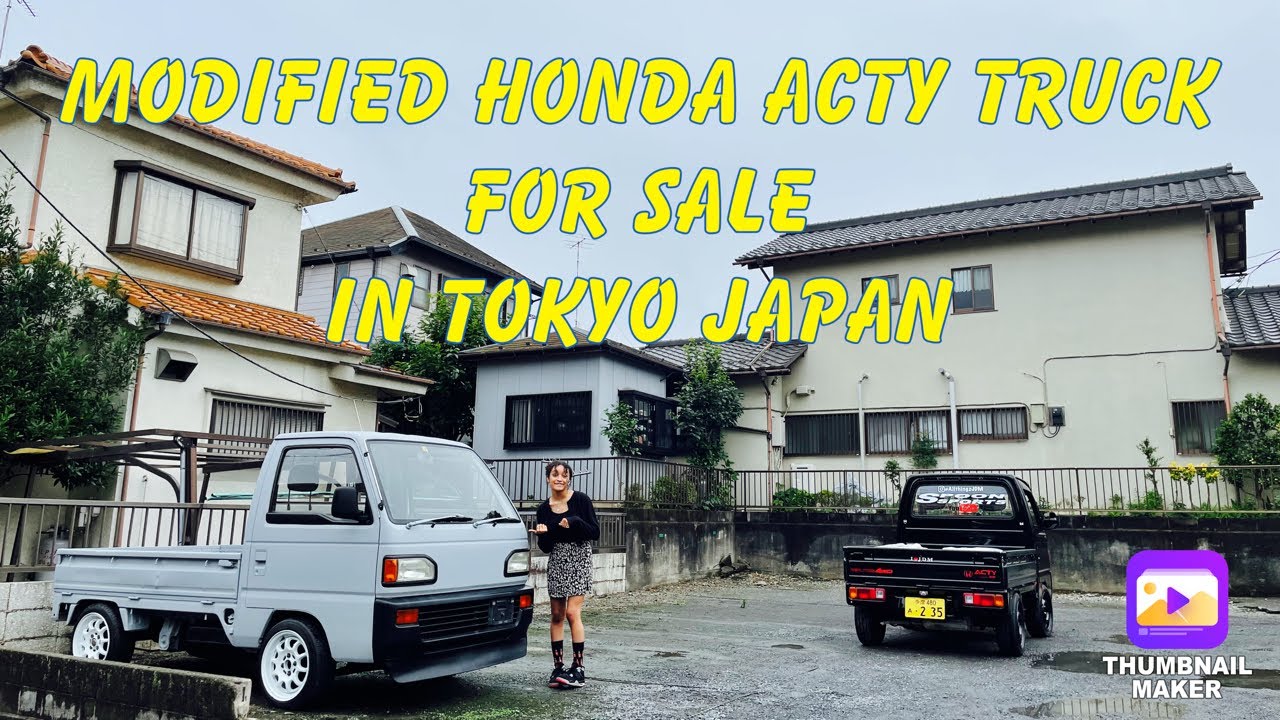 Modified & Slammed Honda Acty truck for Sale in Tokyo, Japan
