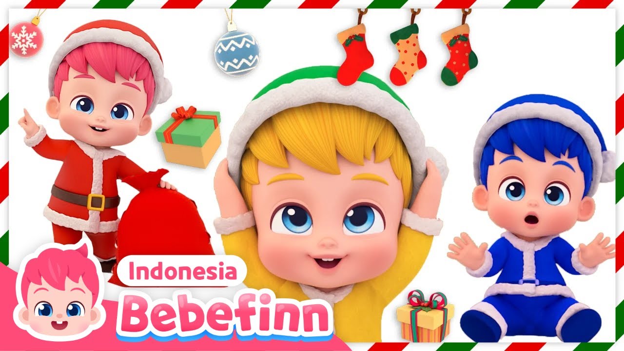 Belajar Warna dengan Bebefinn Sinterklas 🎅🏼 | Kumpulan Lagu Natal | Bebefinn Indonesia