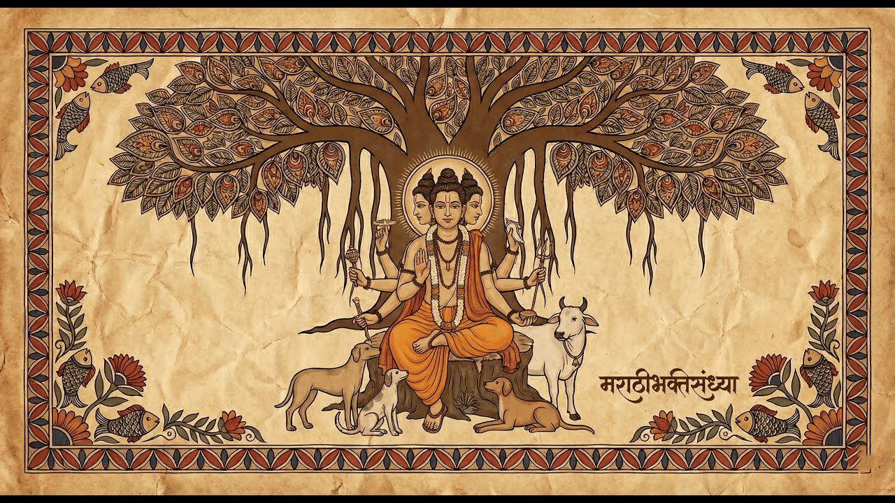 मनाला शांत करणारा दिव्य मंत्र | Digambara Digambara Mantra | Guruwar Datta Song