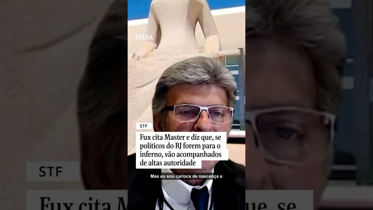 Fux diz que, se pol&iacute;ticos do RJ forem para o inferno, v&atilde;o acompanhados de altas autoridades