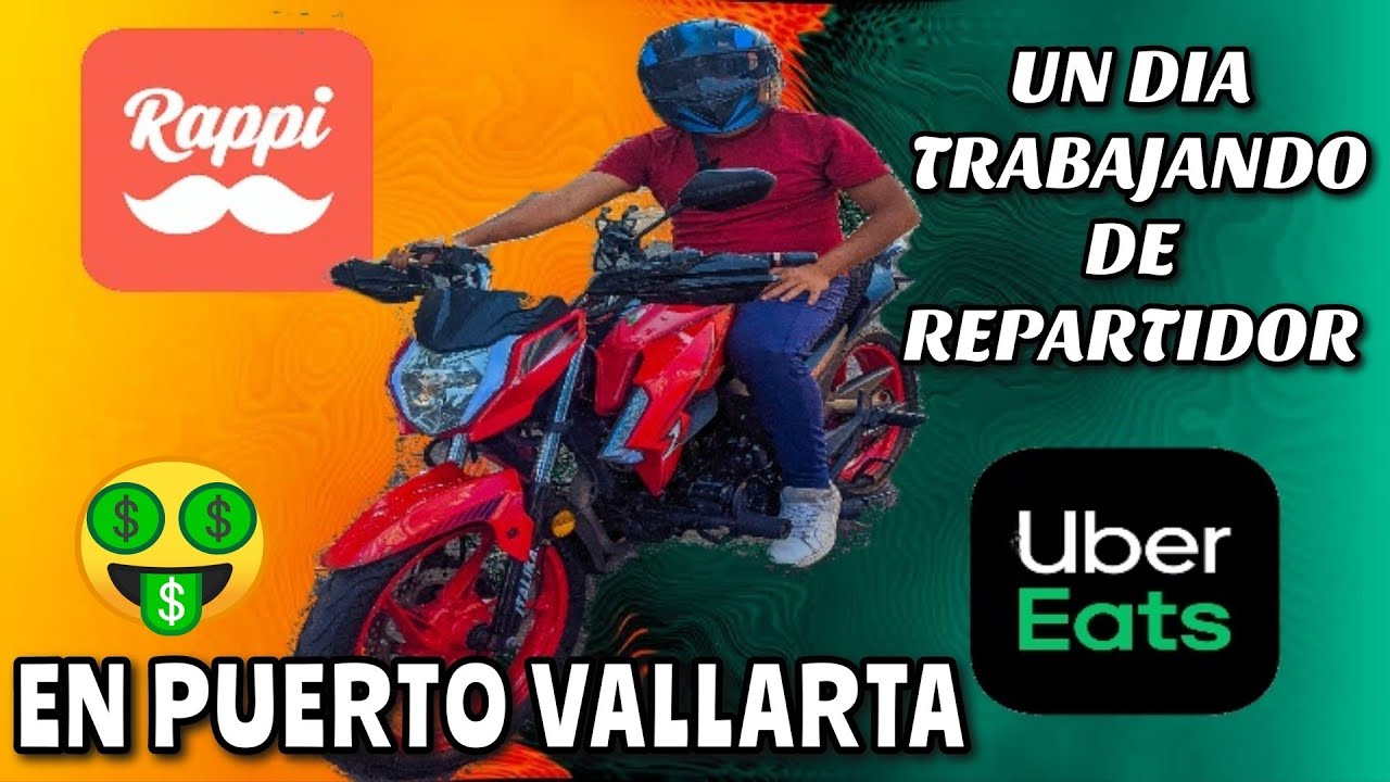 ¿CUÁNTO SE GANA EN UBER EATS Y RAPPI en PUERTO VALLARTA ? 🤑 | GeoTravel Mx