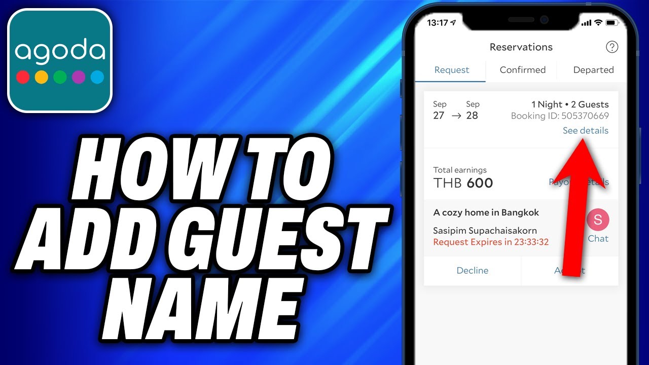 How To Add Guest Name in Agoda - Easy Fix
