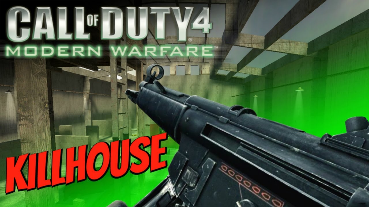 Call Of Duty 4: Modern Warfare - Killhouse MP5SD 55-18 [1080p 60fps]