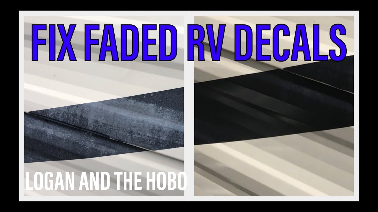 Простая инструкция по восстановлению и защите выцветших наклеек на вашем автодоме/жилом комплексе...