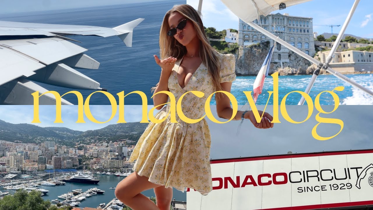 MONTE CARLO VLOG | solo travel to the Monaco Grand Prix 🇲🇨