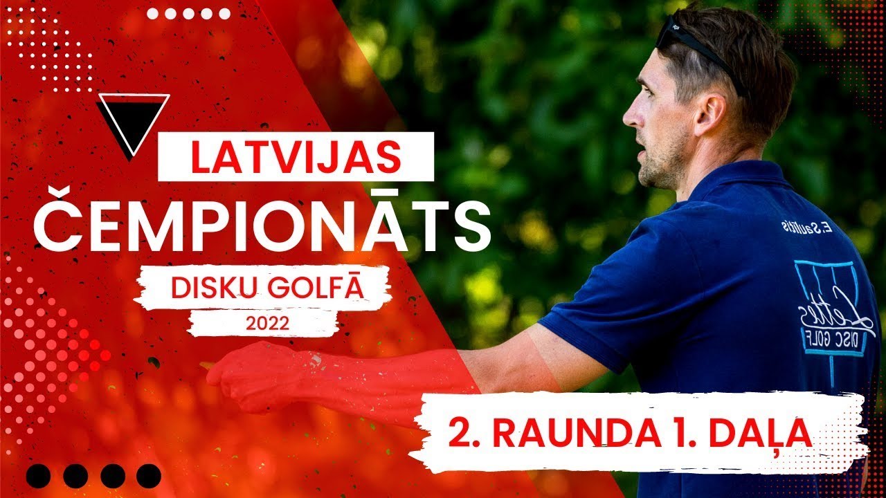 Latvijas Čempionāts Disku Golfa 2022 Riekstukalnā | 2nd Round | Front 9