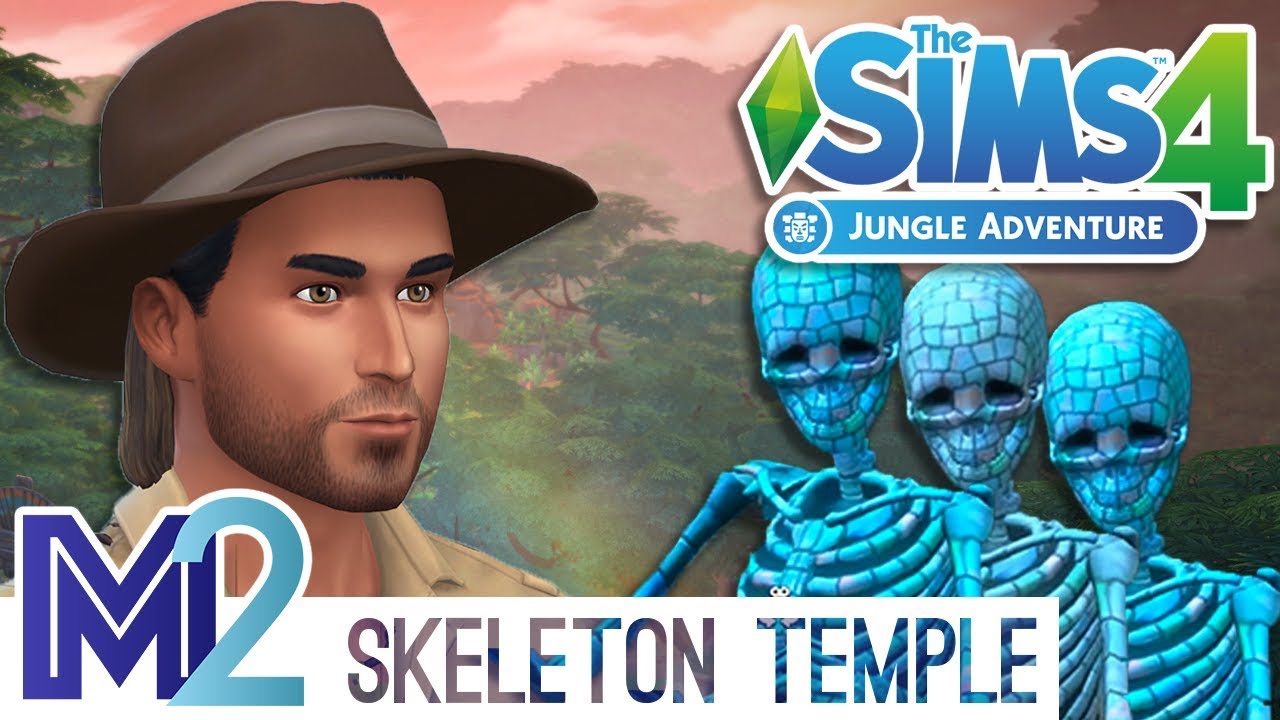 Sims 4 - Jungle Adventure Skeleton Temple (Early Access)