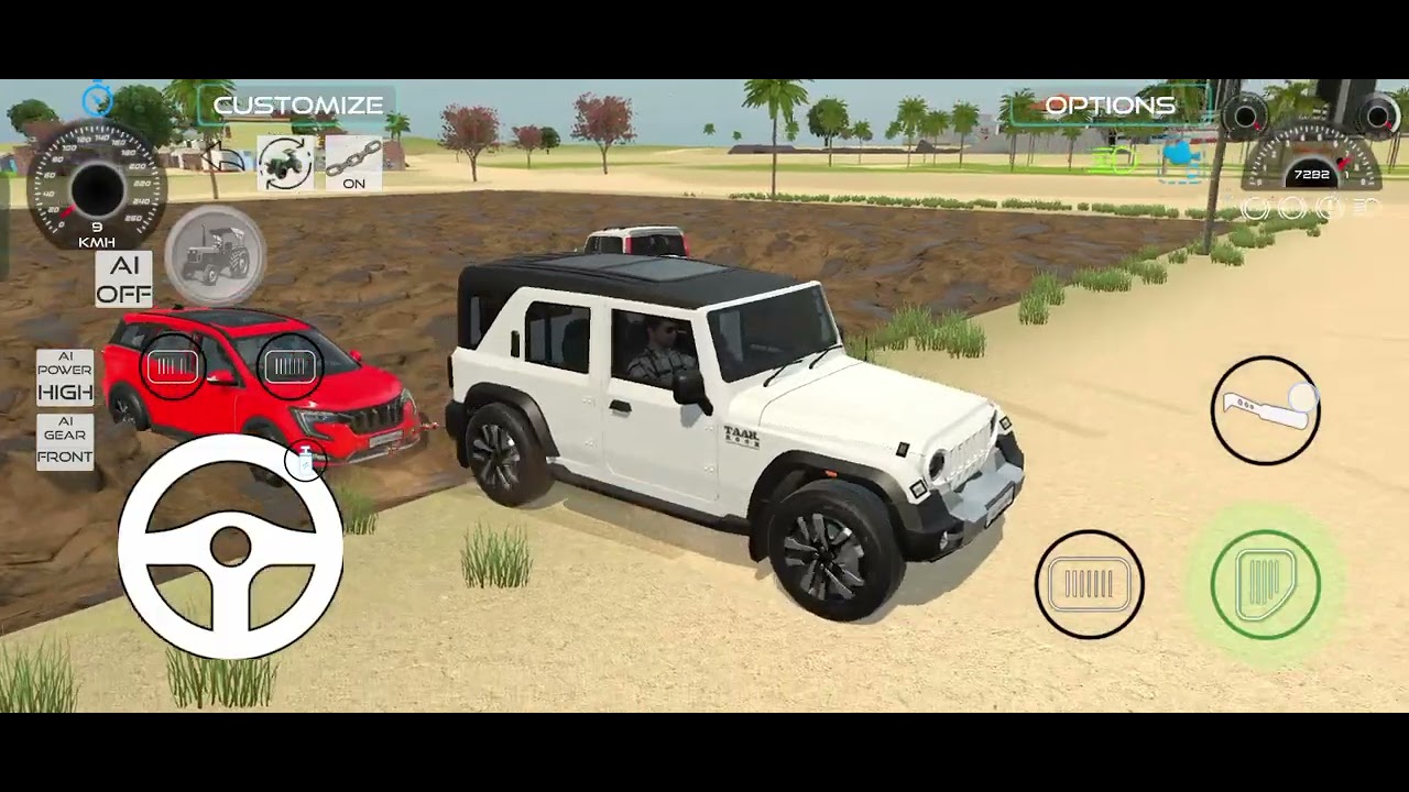 Indianvehiclesimulator3d ll off roading ll thar+Scorpio+bolerocamper+xuv700ll#trustonallah