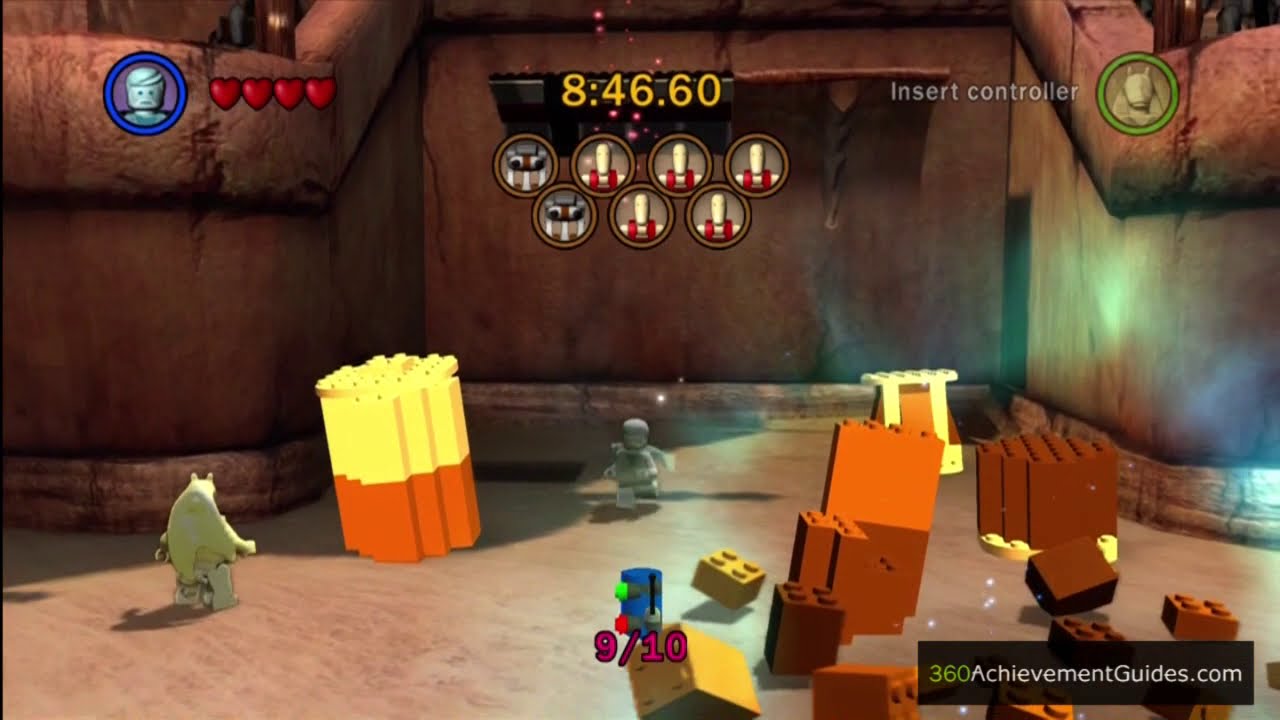LEGO Star Wars: TCS - Blue Minikit Guide - Episode II: Jedi Battle (Challenge Mode)