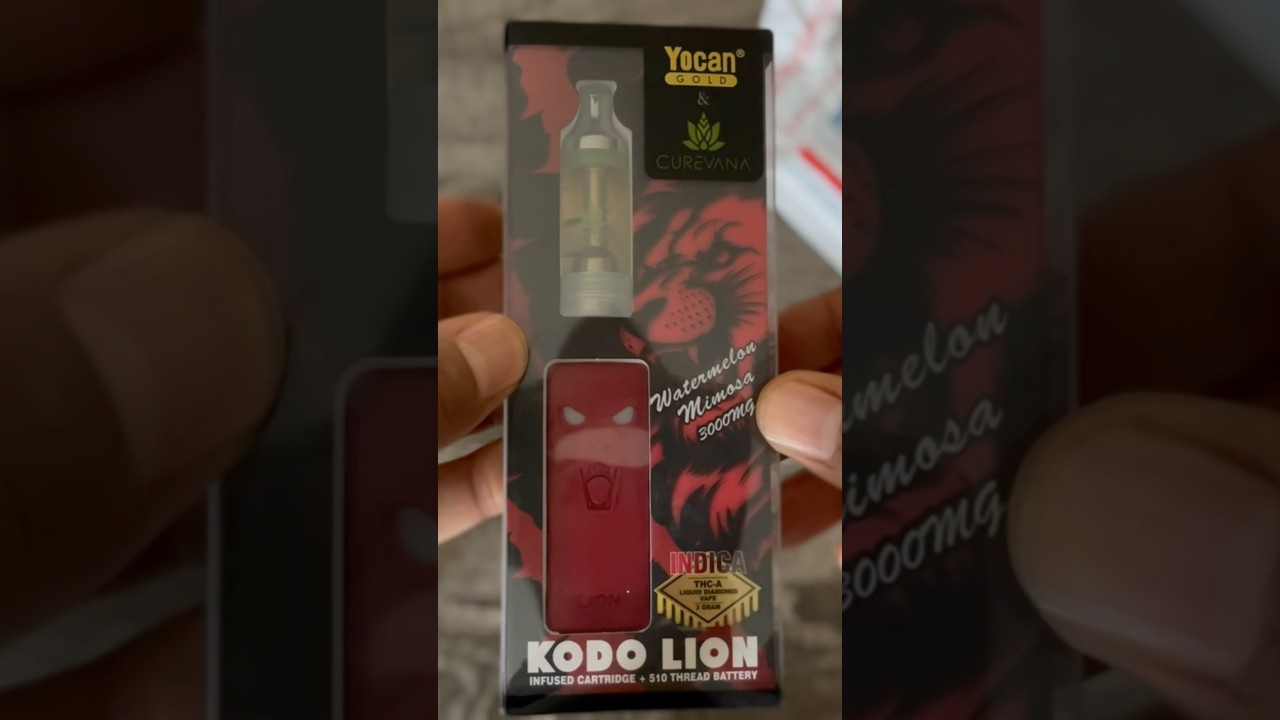 Yocan Gold Kodo Lion: Watermelon Mimosa Defeated Me! 💨🔥 #420 #cannabisreview #cannabistalks #yocan