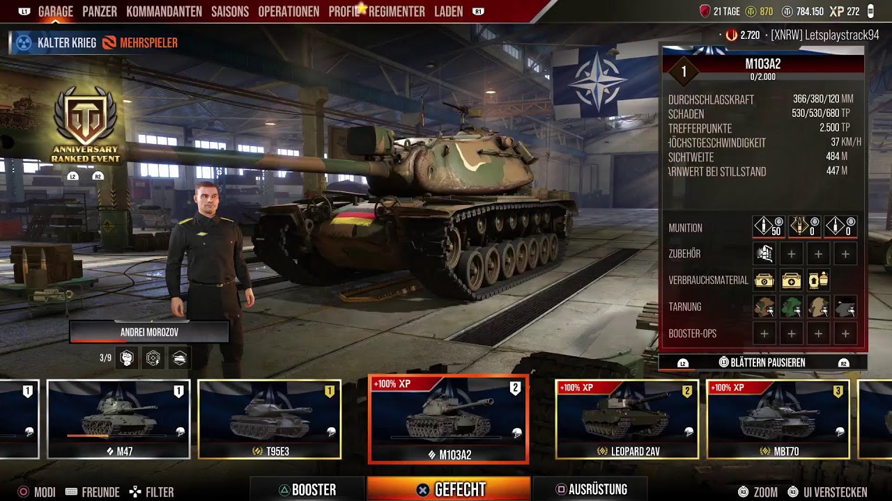 Cold war panzer mit mein XNRW Clan los geht's